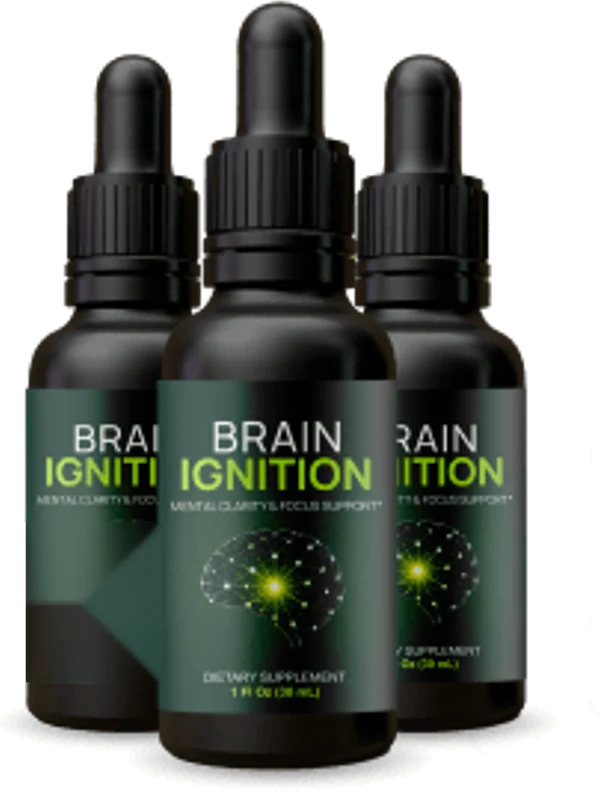 Three bottles of Brain Ignition